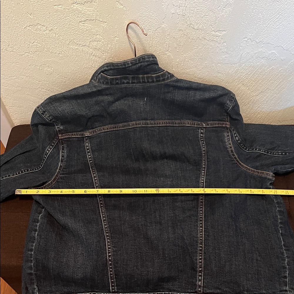 a.n.a #1385**Navy Blue and White Striped Fabric - Picture 6 of 6